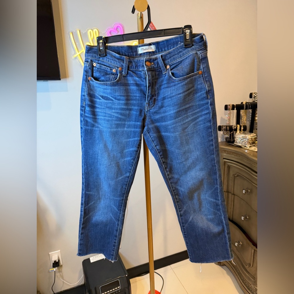 Madewell Classic Blue Straight Leg Jeans